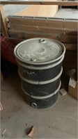 55 gallon barrel, gasket, snow fence