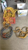 Extension cords, rope