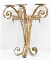 Three Candle Wall Sconce