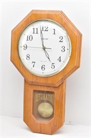 Lone Oak Westminster Chime Regulator Wall Clock
