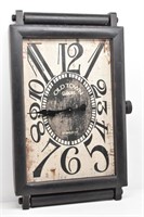 Large Watch Style Decor Clock Metal