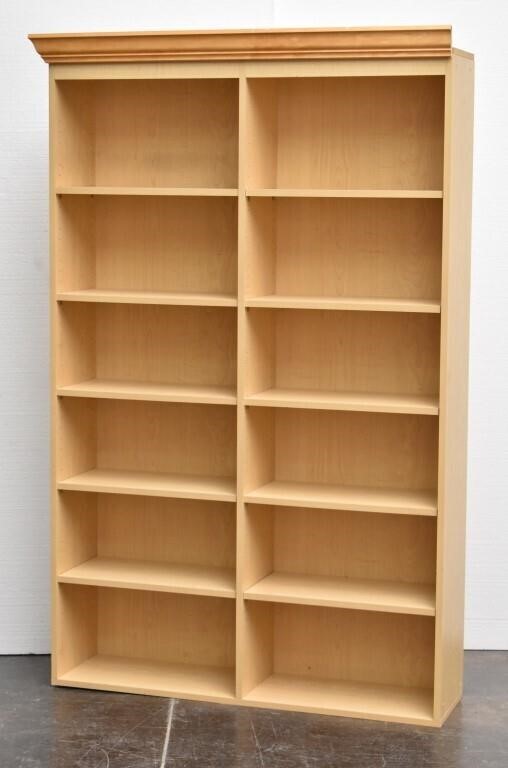48" Double Bookshelf Cabinet