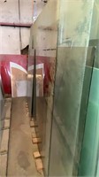 Assortment of glass panes, buyer responsible for