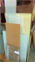 Assortment of glass panes, buyer responsible for