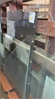 Assortment of glass panes, buyer responsible for