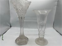 Vintage glass vases