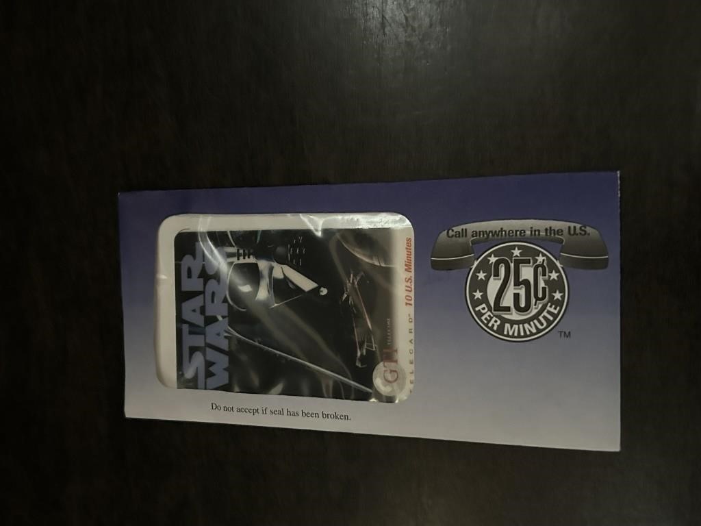 Star Wars Phone Card