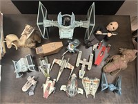 Lot of Star Wars Toys Ships and More