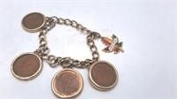 Canada Cent Souvenit Bracelet