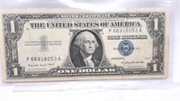 1957-A Silver Certificate One Dollar Note