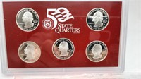 2008 U.S. Mint State Quarters Silver Proof Set