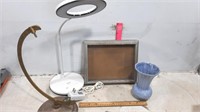 Desk Lamp, Shadow Box
