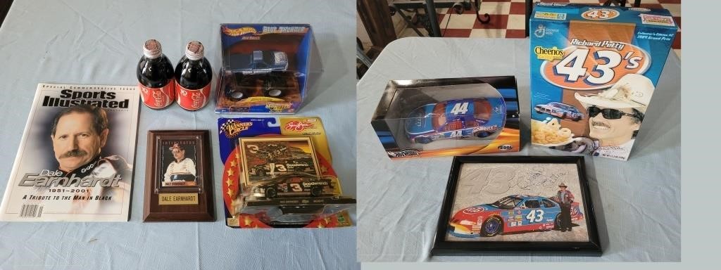 NASCAR  Coke Ford Petty  Earnhardt 9 collectibles