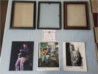 SIGNED photos D Bentley, V Gill, J Diffie country