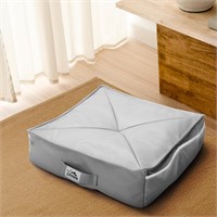 Vibemon Adult Pillow - 17x17  Grey with Storage