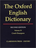 The Oxford English Dictionary second edition