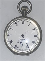 10 Jewel Tiega  Pocket Watch (Running) as shown