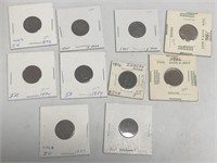 (10) Indian Head Pennies