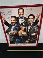 THE PLATTERS large signed  31x24 poster