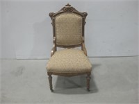 22"x 20"x 41" Vtg Chair Observed Stains