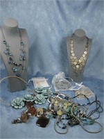 Sixteen Fashion Costume Jewelry Necklaces