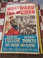39" original movie poster 1951 Westward the Women