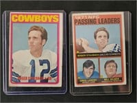 1972 Topps NFL 2 ROGER STAUBACH football cards