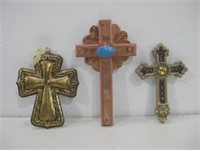 Three Crosses Largest 8"x 4"