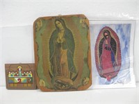 Three Religious Wall Decor Items Largest 11"x 15"