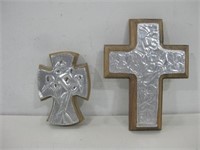 Two Crosses Largest 6"x 7.5"