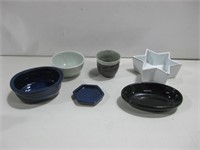 Assorted Decorative Bowls Largest 6"x 2"