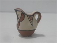 1.5" Small Signed Pottery Pitcher