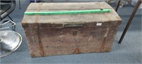 VINTAGE TRUNK 38" WIDE, 22" HIGH