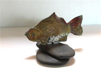 Ceramic Fish Artiest Signed 8" Long
