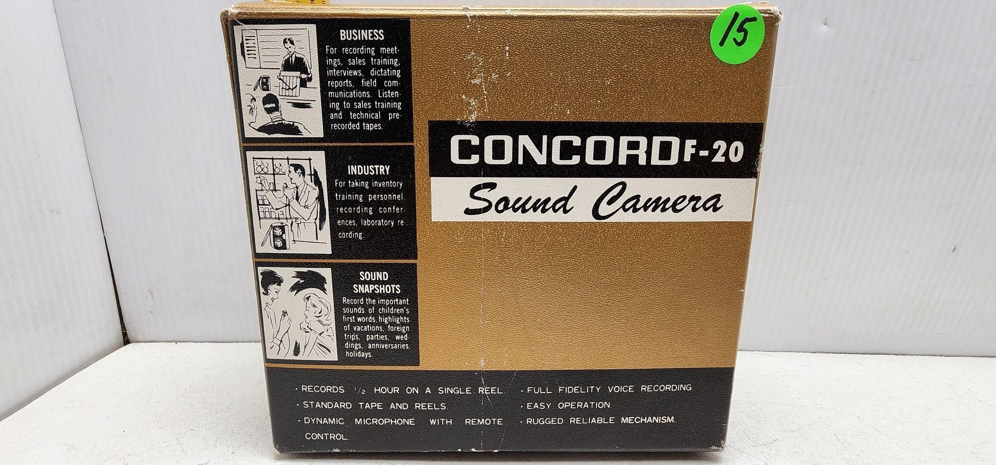 Vintage CONCORD F-20 SOUND CAMERA