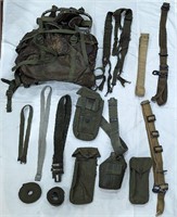 Military Webbing And Canteen backpack