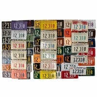 Illinois License Plate # 12 318 Run 1921-79