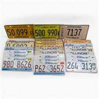 25 Illinois License Plates 1980-2013