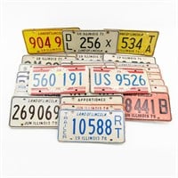 38 Illinois 1970-79 License Plates