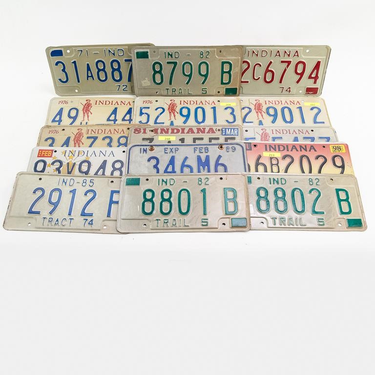 Impressive License Plate Collection - ONLINE ONLY