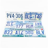 7 Kentucky License Plates 1993-2003