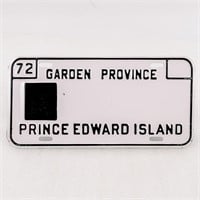 1972 Prince Edward Island Garden Province Plate