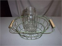 Wire Basket-New/Ball Liter Jar
