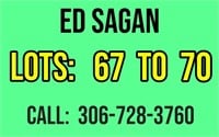 LOTS: 67 to 70 - For more INFO, CALL: Ed Sagan