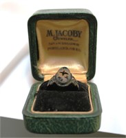 Vintage Sterling Silver Ring w Orig. Box
