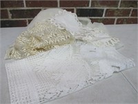 Lot of Runners, Doilies, Curtains