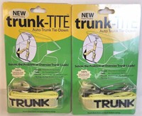 2 - Trunk-Tite Auto Trunk Tie-Downs