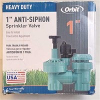 Orbit 1" Heavy Duty Anti-Siphon Sprinkler Valve