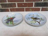 2 Decorative Bird Plates