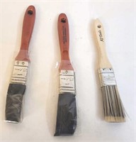 3 - 1" Paint Brushes